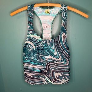 Kortni Jeane Racerback Swim Top Sz Small EEUC